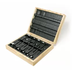 FISCH Black shark 17-Piece Assorted Woodboring Forstner Drill Bit Set