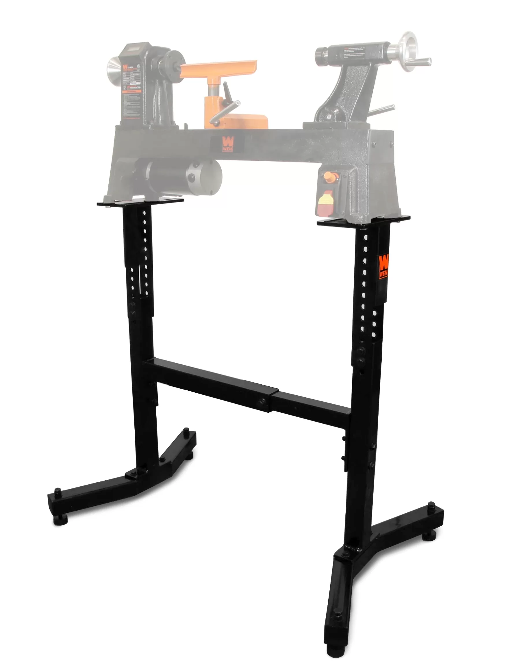 WEN 225-Pound Capacity Height Adjustable Steel Lathe Stand - Image 3