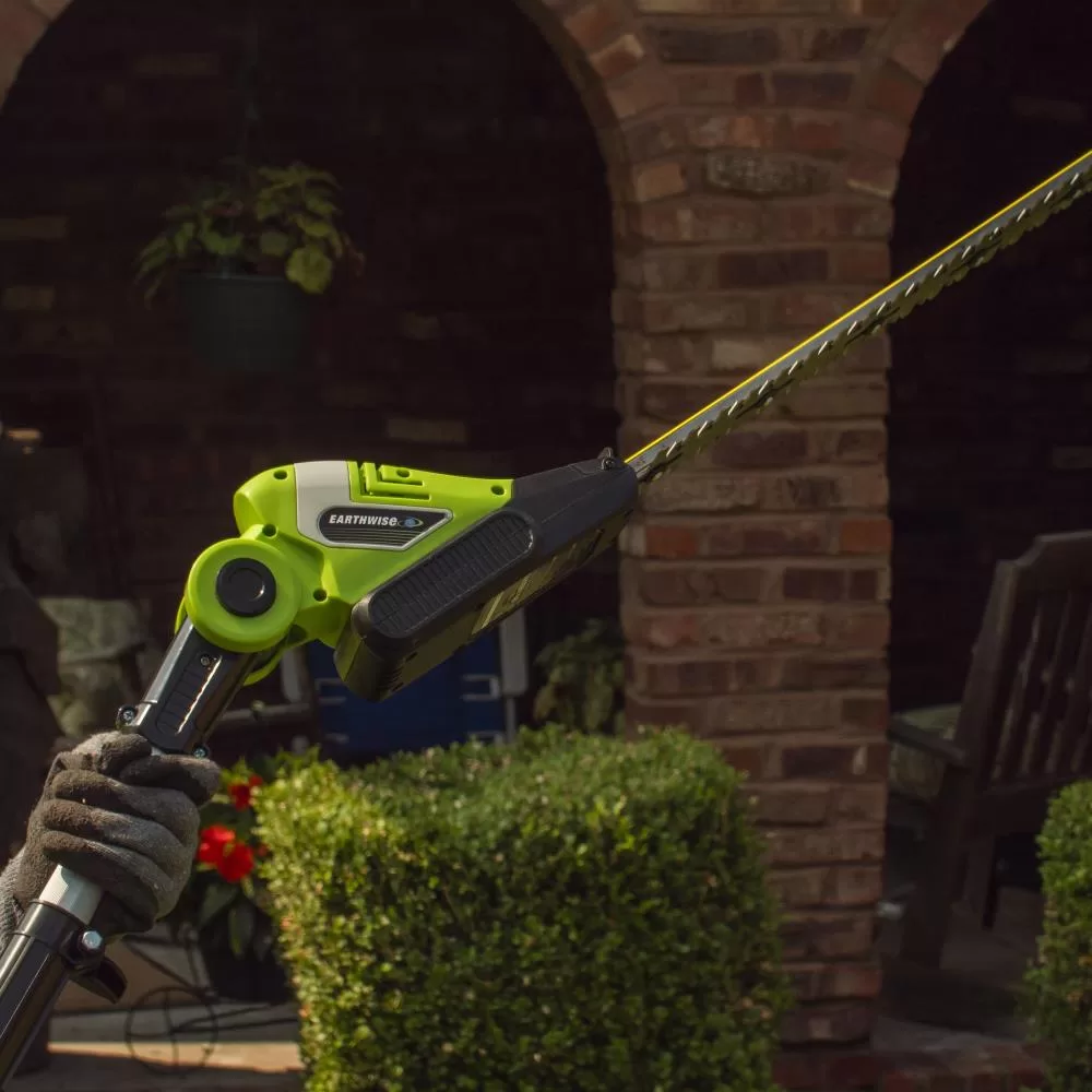 Earthwise LPHT12022 20-Volt 20-in Dual Cordless Electric Hedge Trimmer (Battery & Charger Included) - Image 6