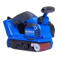 Alternative view of Kobalt Kobalt 24V MAX 24-Volt Brushless Cordless Variable Belt Sander with Dust Management