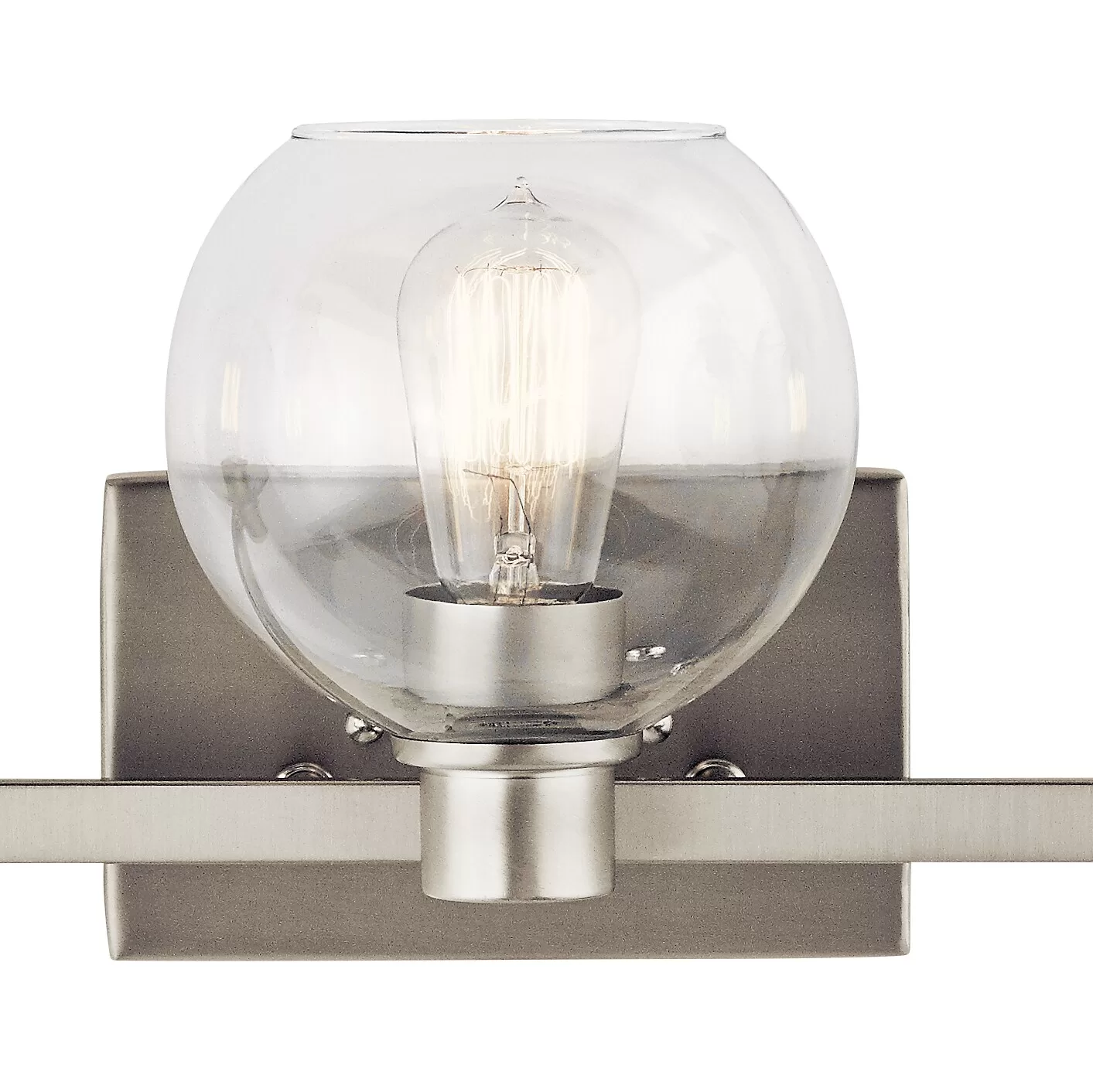 Kichler 45894NI Harmony 24.5-in 3-Light Brushed Nickel Transitional Vanity Light - Image 4