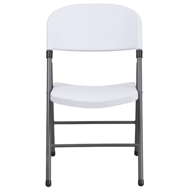 Flash Furniture 6-Pack Granite White Standard Folding Chair with Solid Seat (Indoor) - Image 12