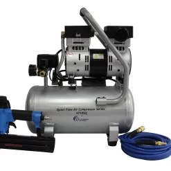 California Air Tools 4.7-Gallons Single Stage Portable Corded Electric Horizontal Air Compressor with Accessories