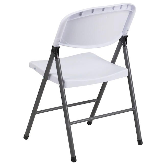 Flash Furniture 6-Pack Granite White Standard Folding Chair with Solid Seat (Indoor) - Image 10