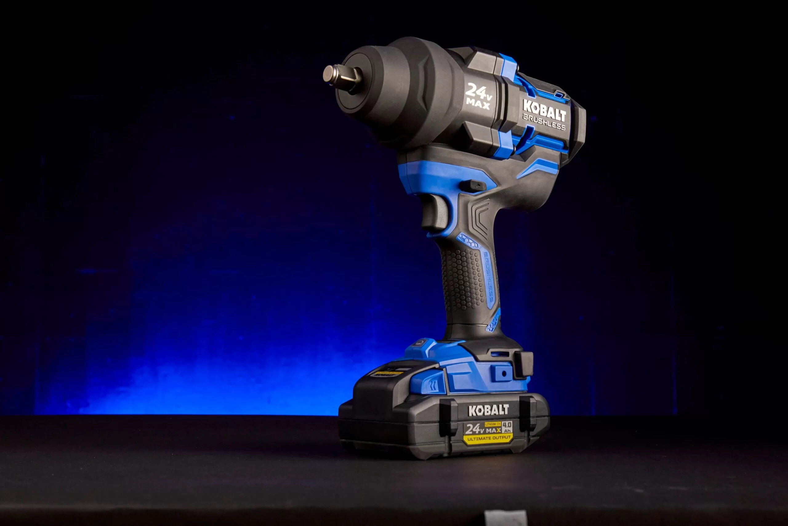 Kobalt 24-volt Max Variable Speed Brushless 1/2-in Drive Cordless Impact Wrench (Battery Included) - Image 2