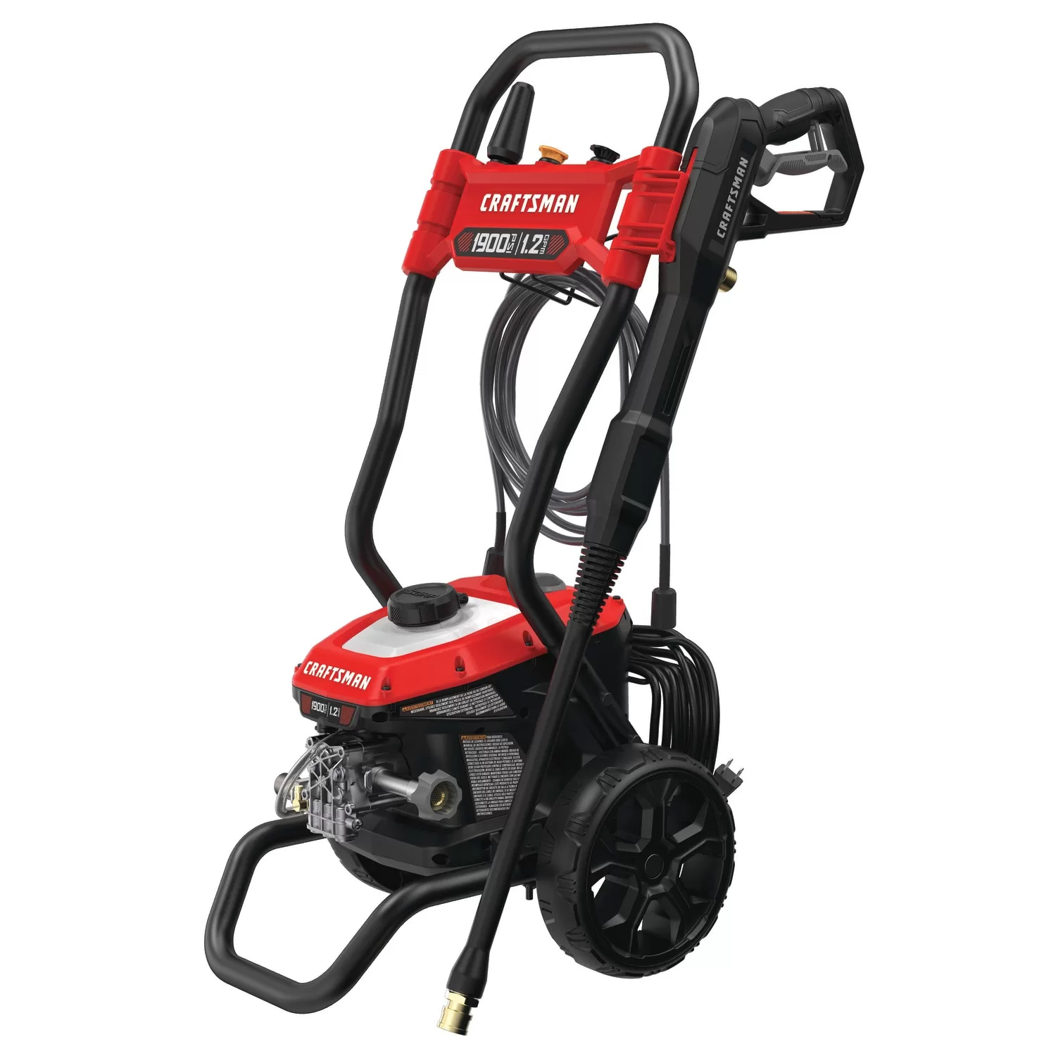 CRAFTSMAN CMEPW1900 1900 PSI 1.2-Gallon-GPM Cold Water Electric Pressure Washer - Image 14