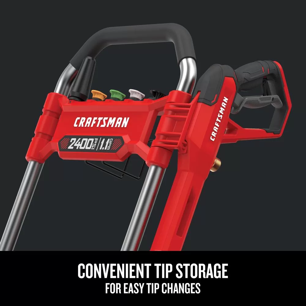 CRAFTSMAN CMEPW2400 2400 PSI 1.1-Gallon-GPM Cold Water Electric Pressure Washer - Image 7