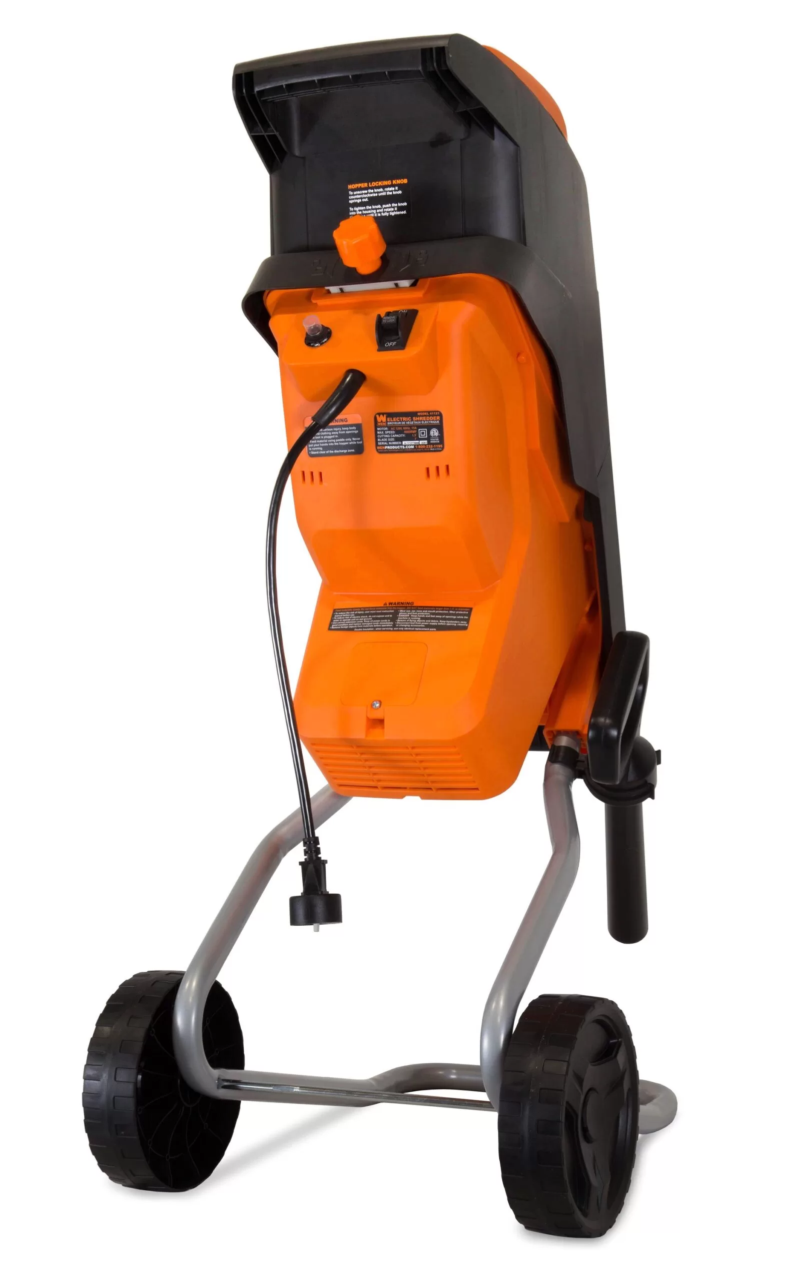 WEN 41121 15-Amp Steel Electric Wood Chipper - Image 2