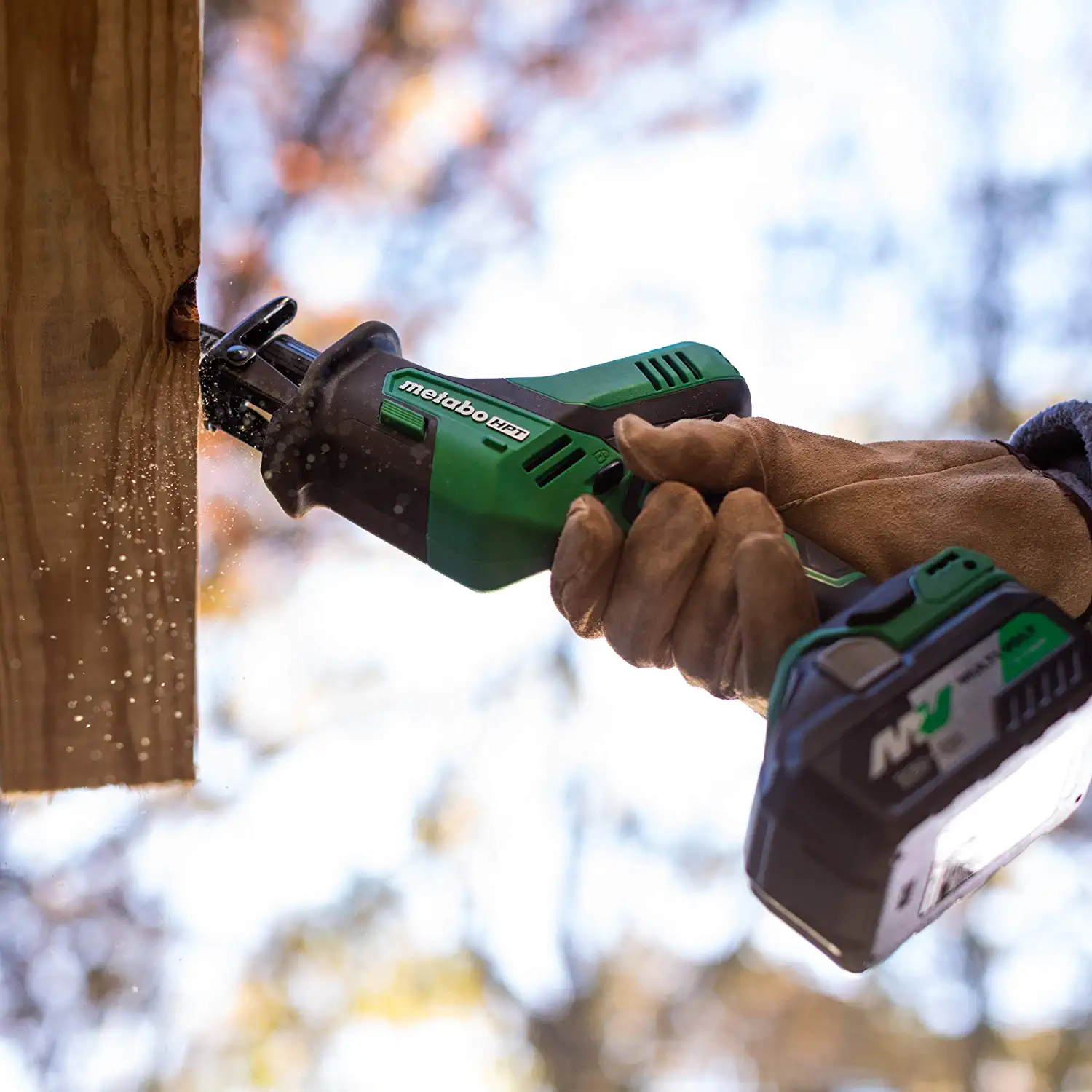Metabo HPT Reciprocating Saw CR18DAQ4M MultiVolt 18-volt Variable Speed Cordless | One-Handed Design (Tool Only) - Image 7