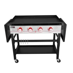 Alternative view of Royal Gourmet Silver 4-Burner Liquid Propane Gas Grill