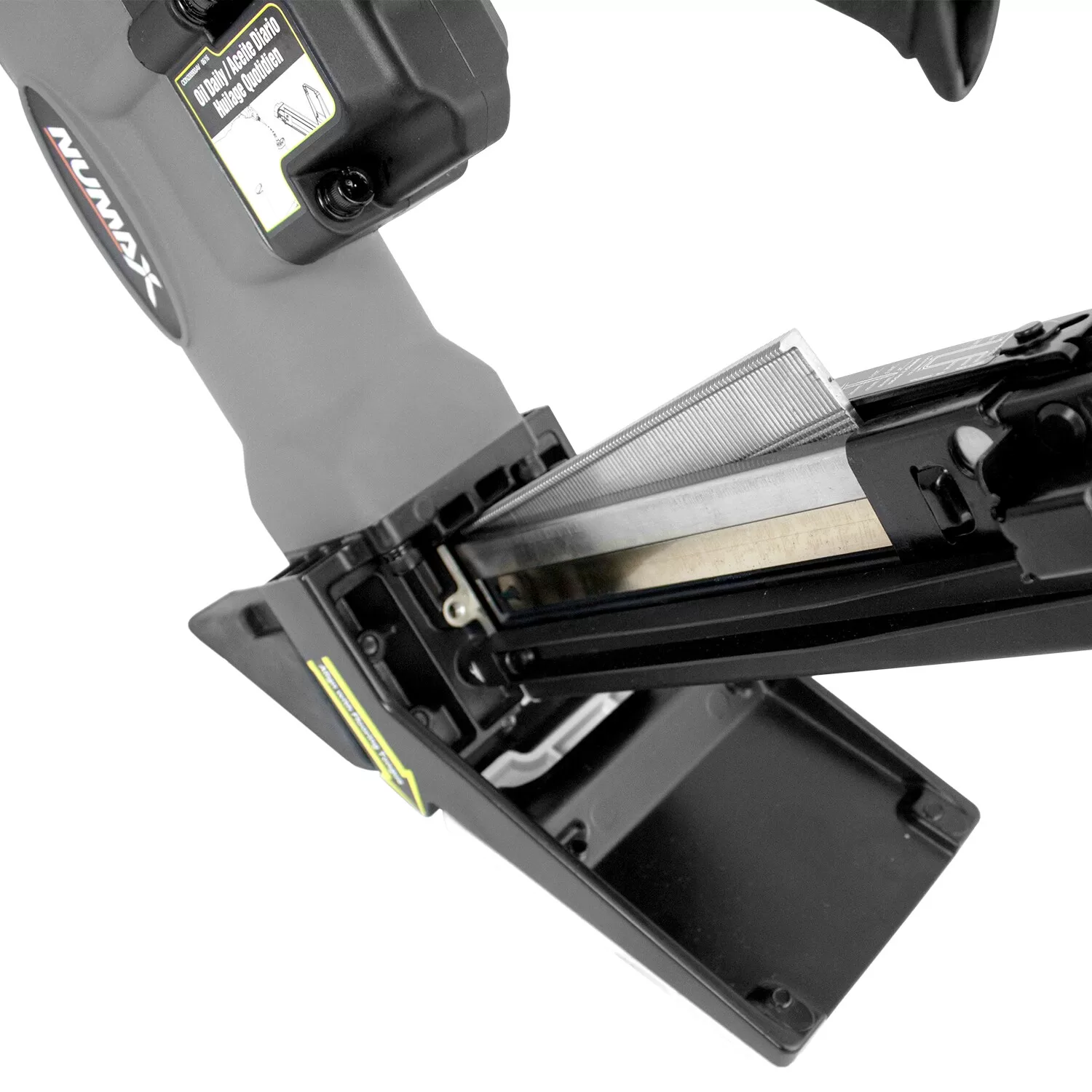 Numax Dual handle 15.5 GA staples and 16 GA L-cleats 2-in 15-Gauge Pneumatic Flooring Nailer - Image 5