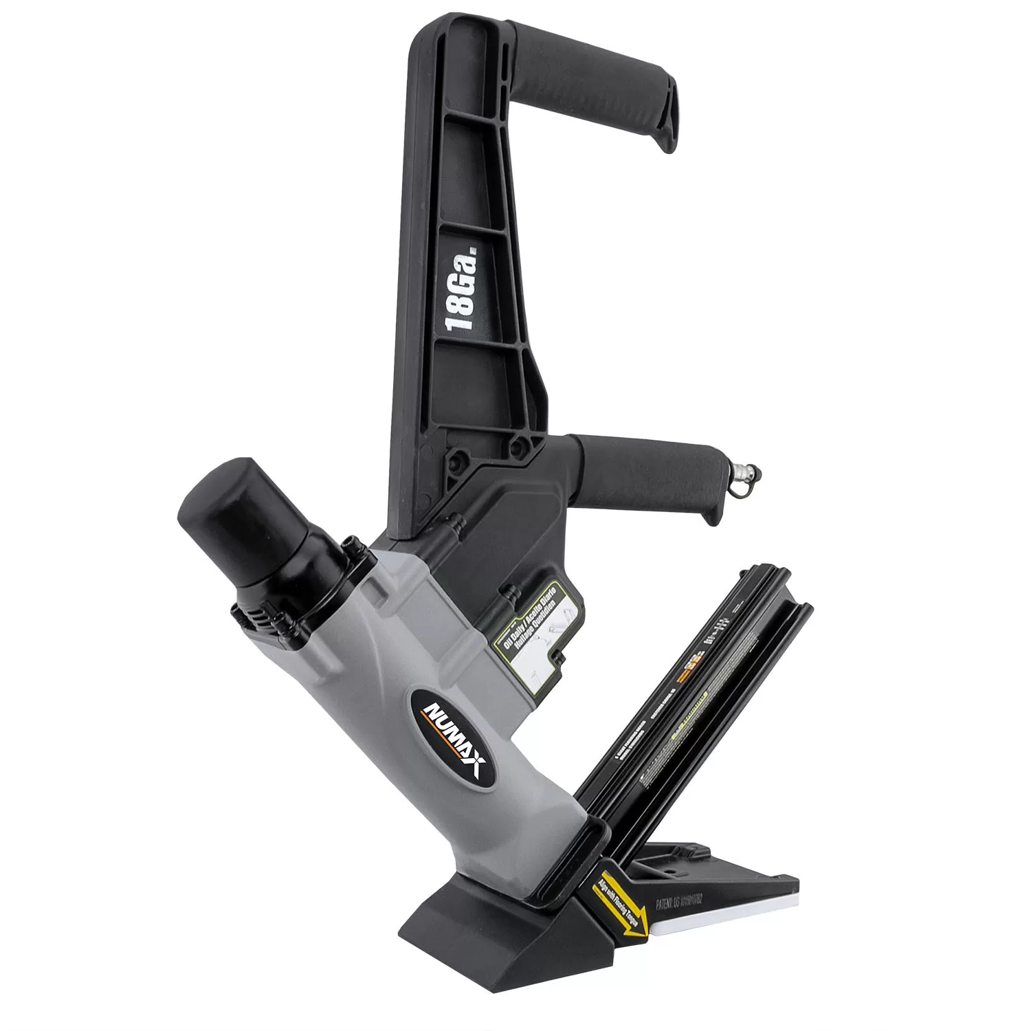 Numax L-cleat dual handle 1.75-in 18-Gauge Pneumatic Flooring Nailer