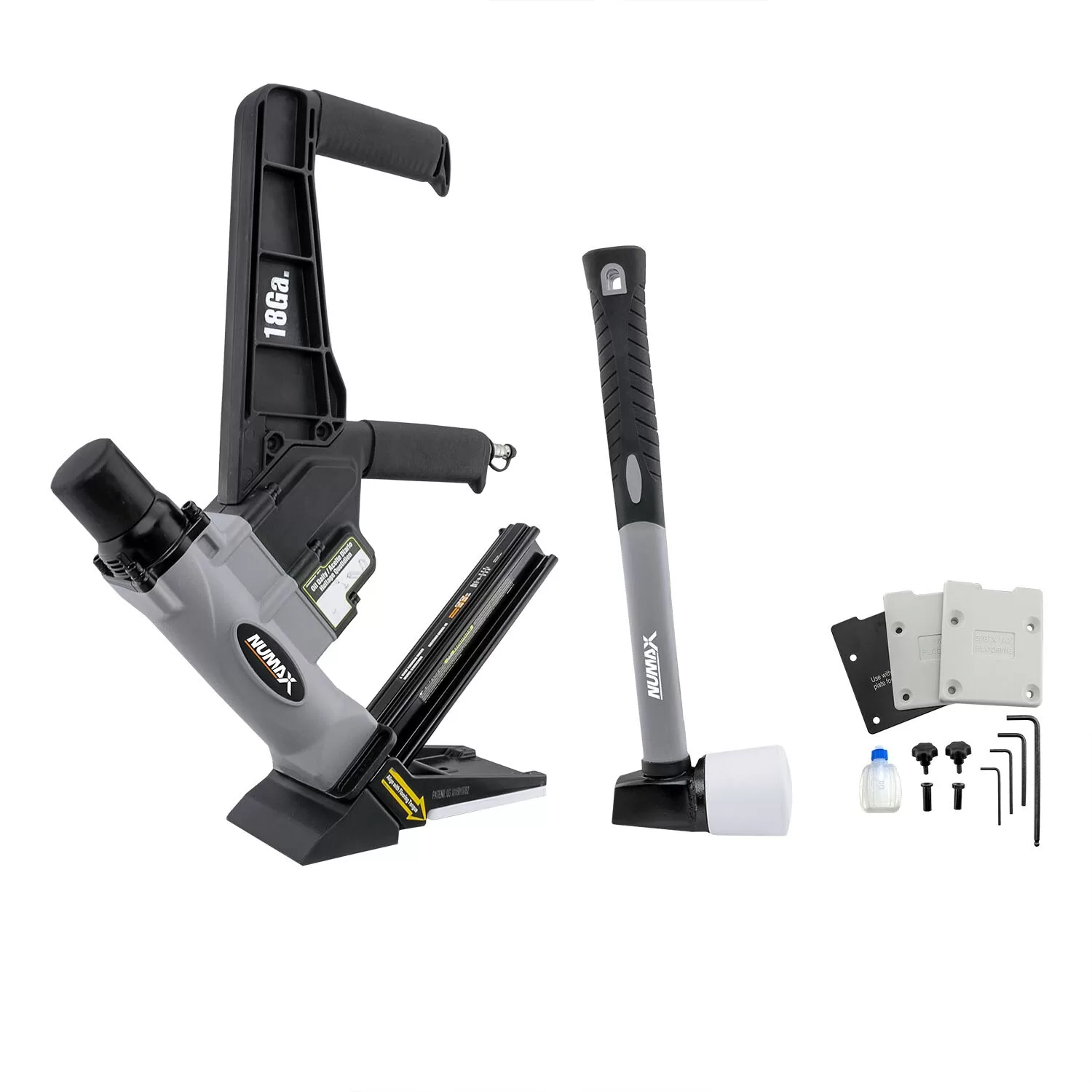 Numax L-cleat dual handle 1.75-in 18-Gauge Pneumatic Flooring Nailer - Image 6