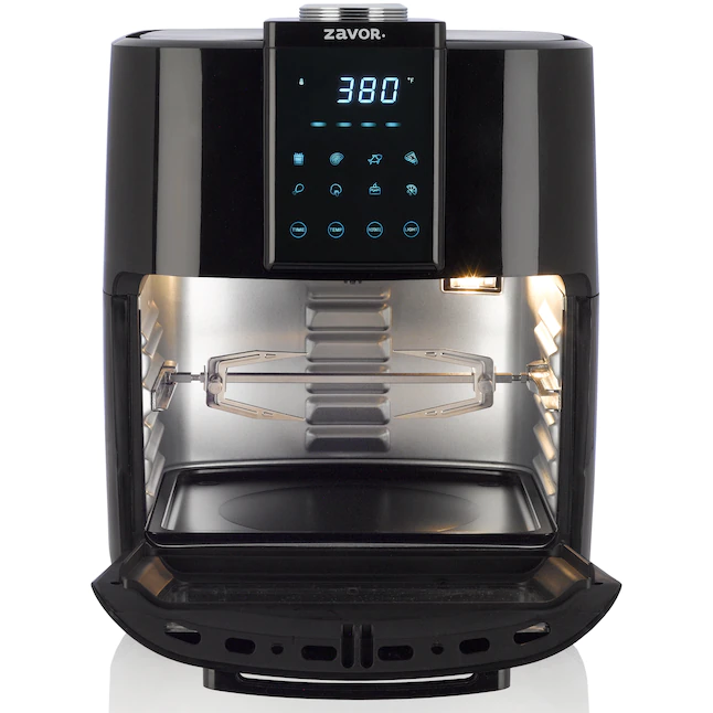 Zavor Crunch All-in-One 12.7Qt Air Fryer Oven & Dehydrator with Rotisserie & Racks - Image 4