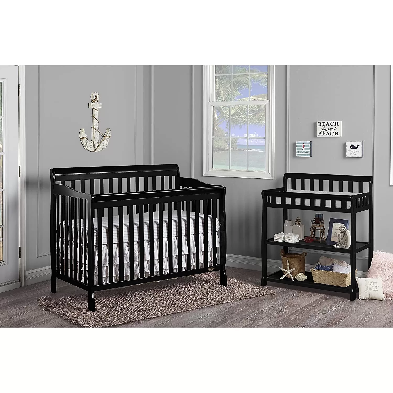 Dream On Me Ashton Changing Table, Black , 34x20x40 Inch - Image 2