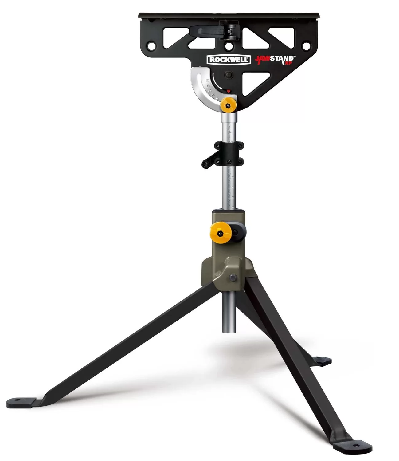 ROCKWELL 1-in W x 1-in H Black Steel Adjustable Height