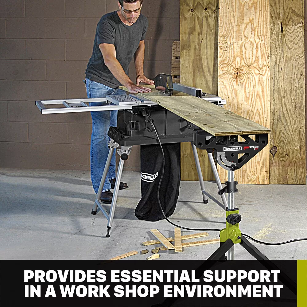 ROCKWELL 1-in W x 1-in H Black Steel Adjustable Height - Image 5