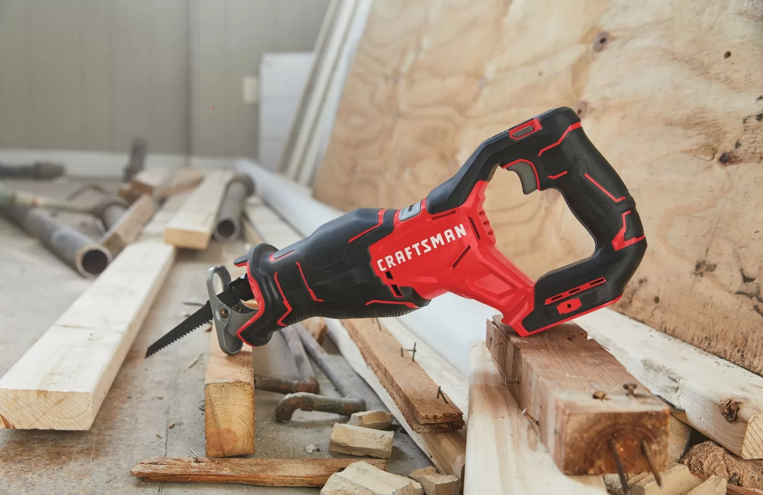 CRAFTSMAN V20 20-volt Max Variable Speed Brushless Cordless Reciprocating Saw (Tool Only) - Image 17