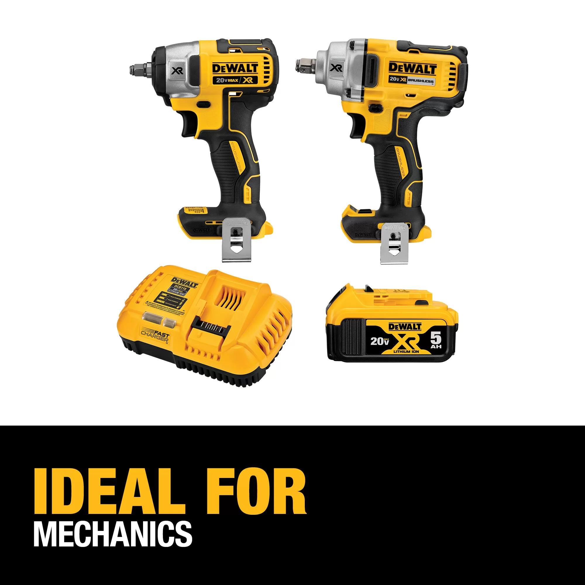 DEWALT XR 2-Tool 20-Volt Max Brushless Power Tool Combo Kit (1-Battery and charger Included) - Image 4