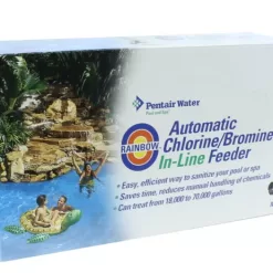 Pentair Rainbow 320 R171096 Swimming Pool Inline Auto Chlorine/Bromine Feeder