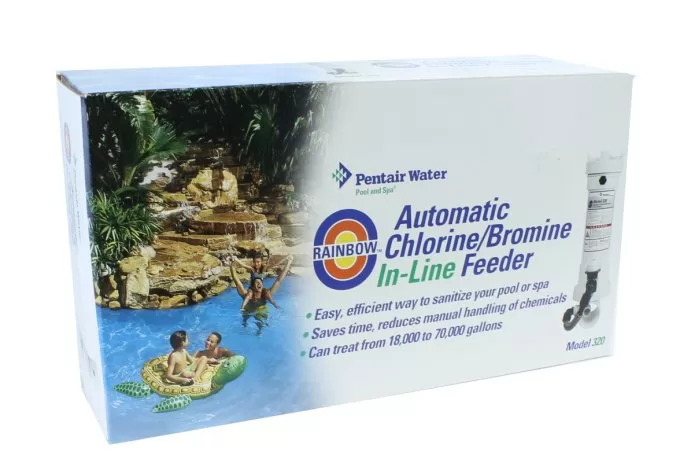 Pentair Rainbow 320 R171096 Swimming Pool Inline Auto Chlorine/Bromine Feeder