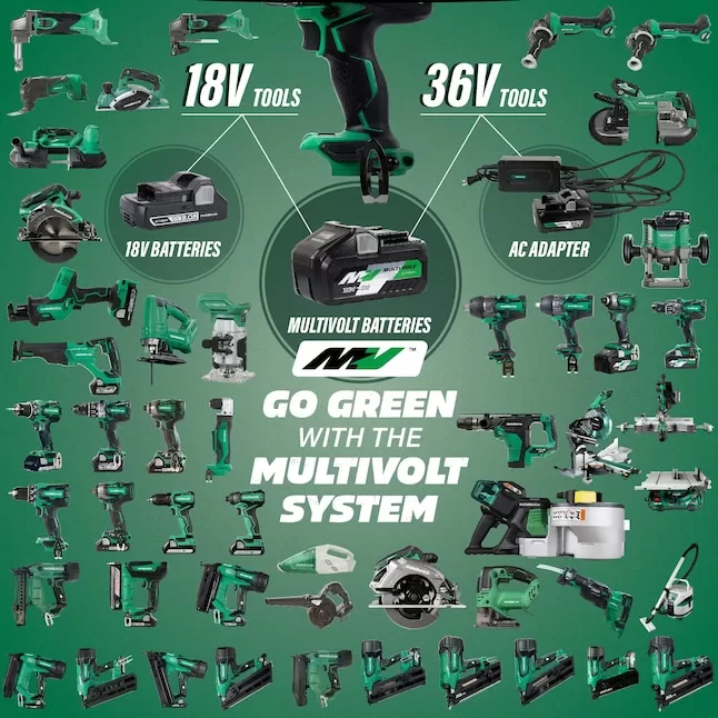 Metabo HPT G18DBALQ4M MultiVolt 4.5-in 18-Volt Paddle Switch Brushless Cordless Angle Grinder - Image 8