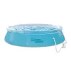 Summer Waves 12 Foot Wide Transparent Quick Set Inflatable Top Ring Pool, Clear