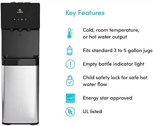 Avalon Bottom-Loading Cold and Hot Water Cooler - Image 2