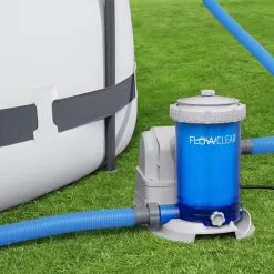 Bestway 58671E Flowclear 2500 GPH Transparent Above Ground Pool Filter Pump