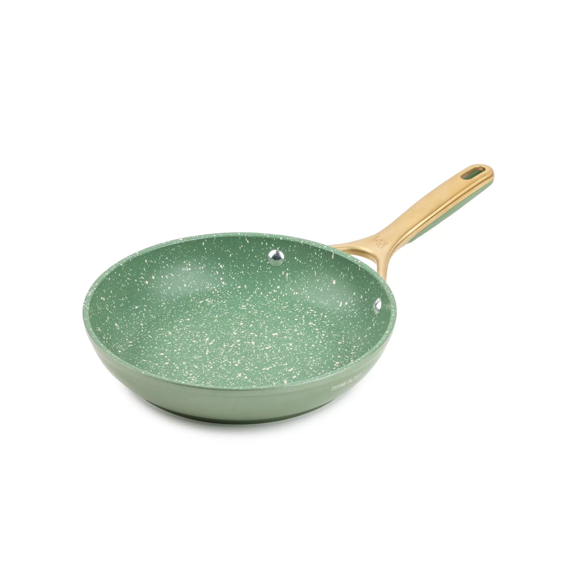 Thyme & Table Nonstick Supreme Cookware, 12-Piece Set, Olive