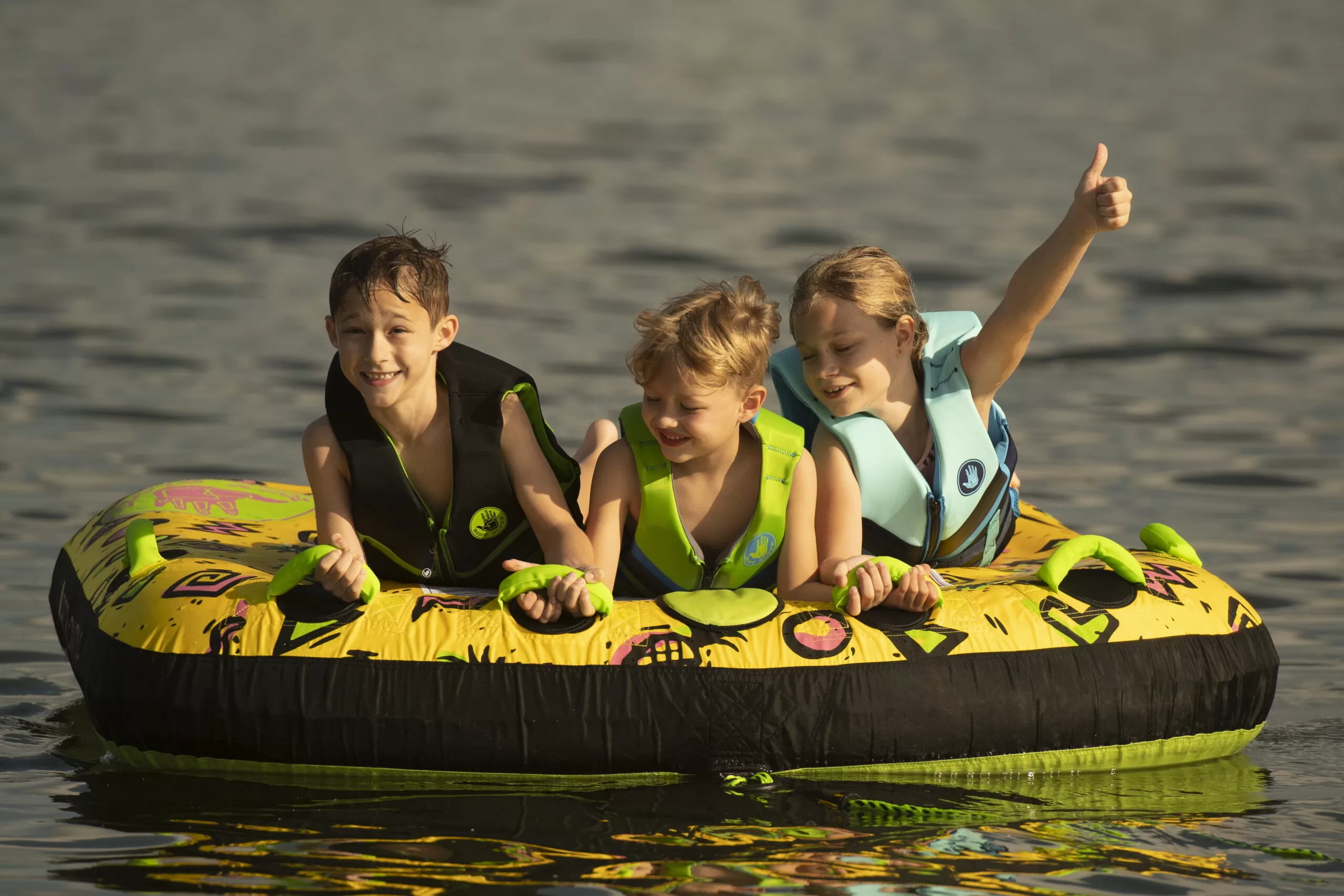 Body Glove Riverside 3-Person Yellow Waterskiing Towables