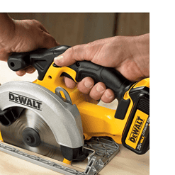 DEWALT DCD771 & DCF885 20-Volt MAX Cordless Drill/Impact Combo Kit (2-Tool) with dck240c2 6-1/2 in. Circular Saw
