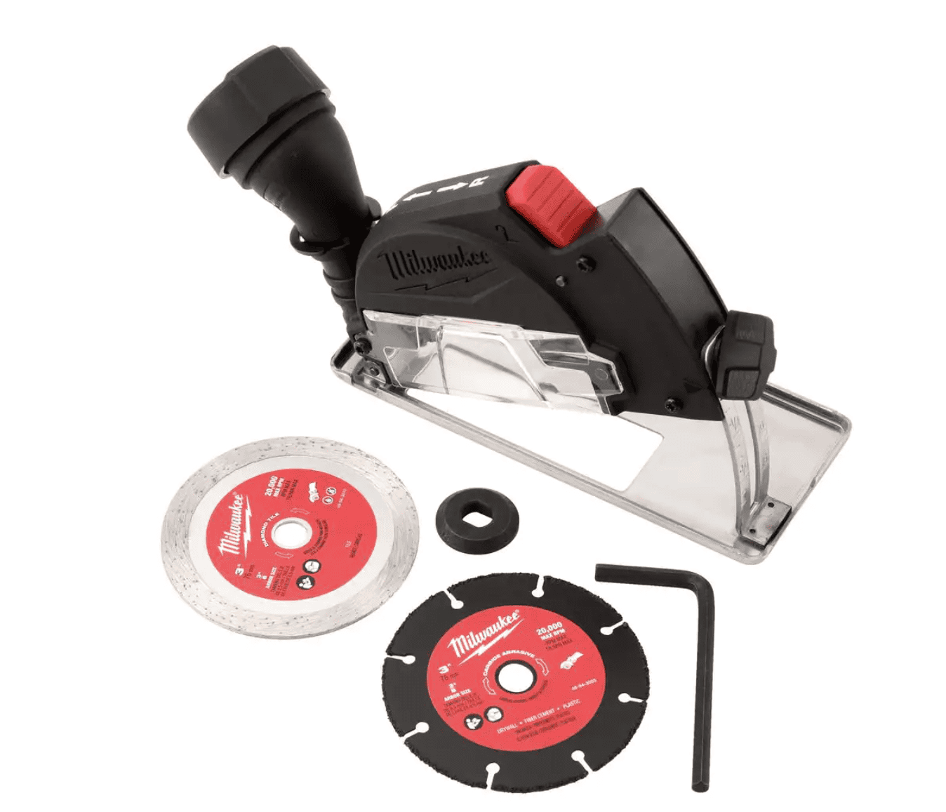 Milwaukee 2522-21XC-2457-20 M12 FUEL 12-Volt 3 in. Lithium-Ion Brushless Cordless Cut Off Saw Kit W/ M12 3/8 in. Ratchet