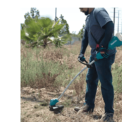 Makita XRU13Z 18-Volt LXT Lithium-Ion Brushless Cordless Curved Shaft String Trimmer (Tool-Only)