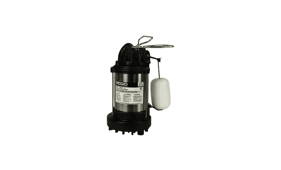 RIDGID 330RSDS 1/3 HP Stainless Steel Dual Suction Sump Pump