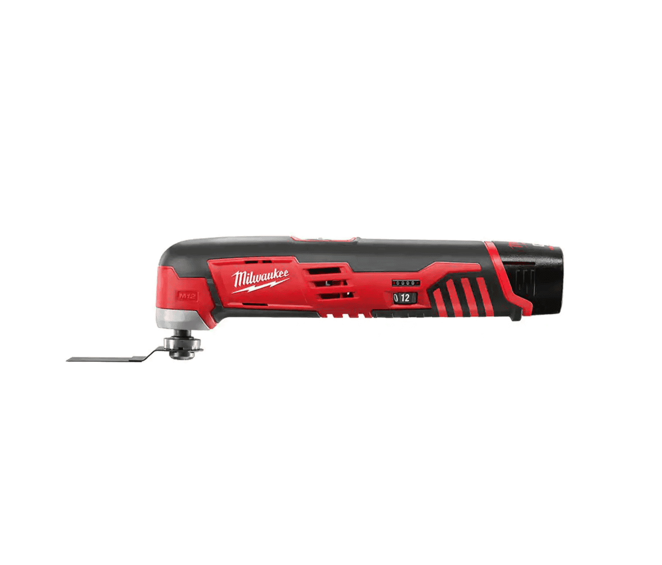 Milwaukee 2445-20-2426-20-48-59-2420 M12 12V Lithium-Ion Cordless Jig Saw and Multi-Tool Combo Kit W/ (1) 2.0Ah Battery and Charger
