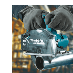 Makita XSC04Z 18-Volt LXT Lithium-Ion Brushless Cordless 5-7/8 in. Metal Cutting Saw with Electric Brake and Chip Collector Tool-Only
