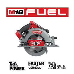 Milwaukee 2732-20 M18 FUEL 18V Lithium-Ion Brushless Cordless 7-1/4 in. Circular Saw (Tool-Only)