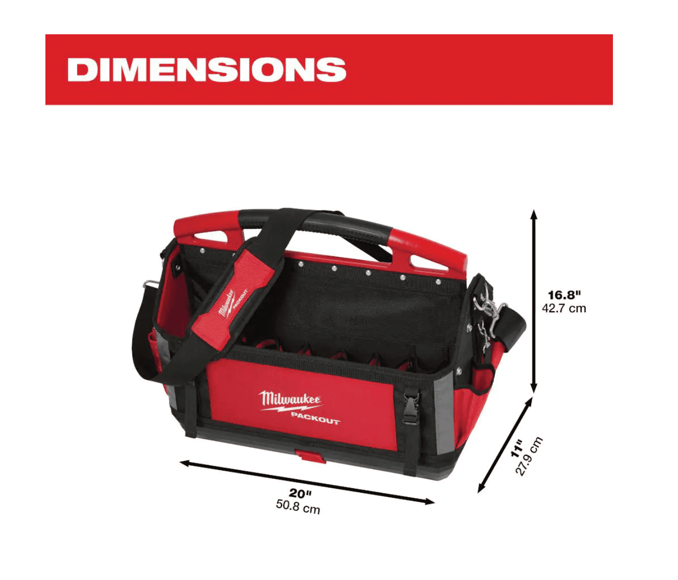 Milwaukee 48-22-8320 20 in. PACKOUT Tote