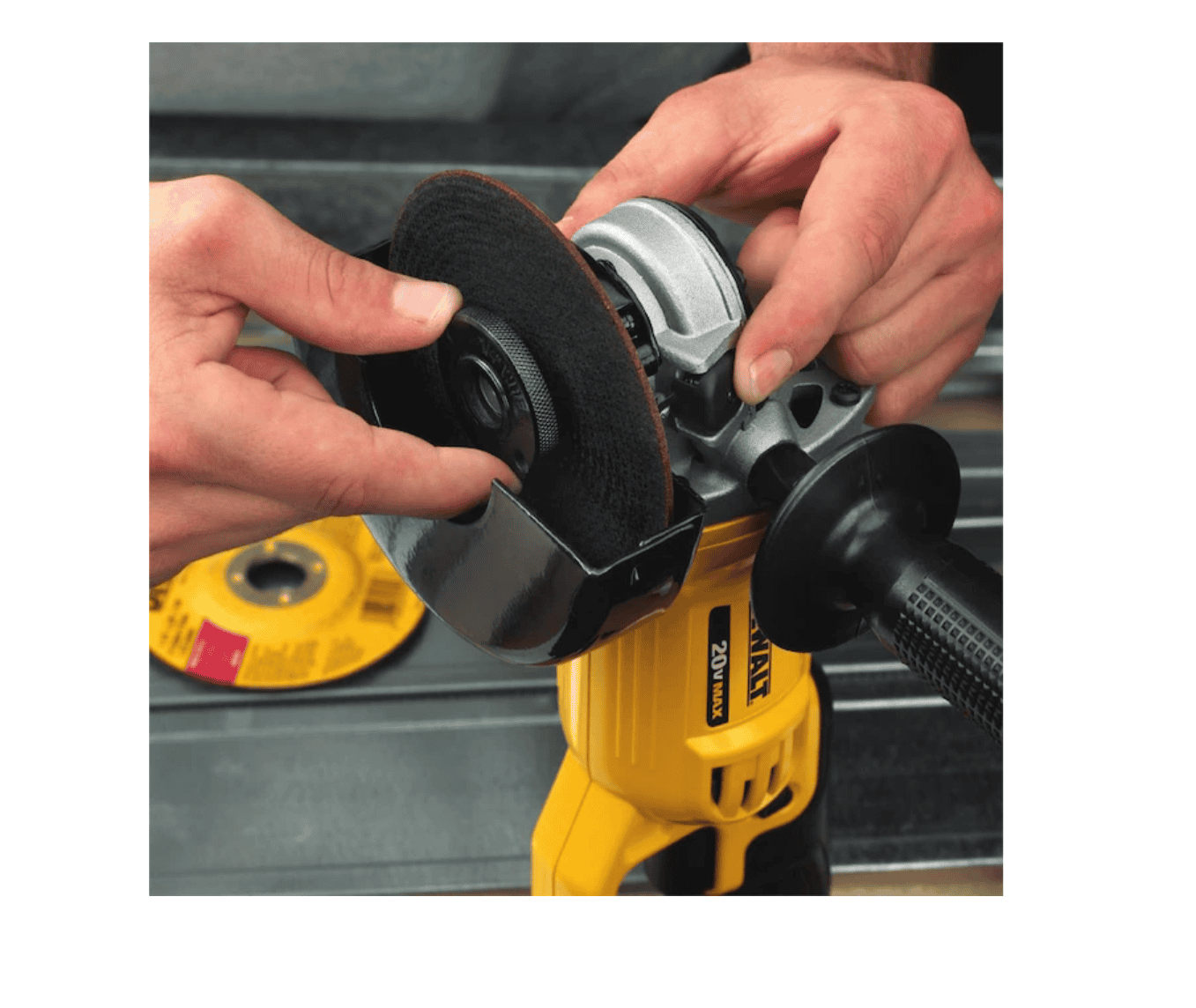 DEWALT DCG412B 4.5-in 20-Volt Trigger Switch Cordless Angle Grinder - Image 3
