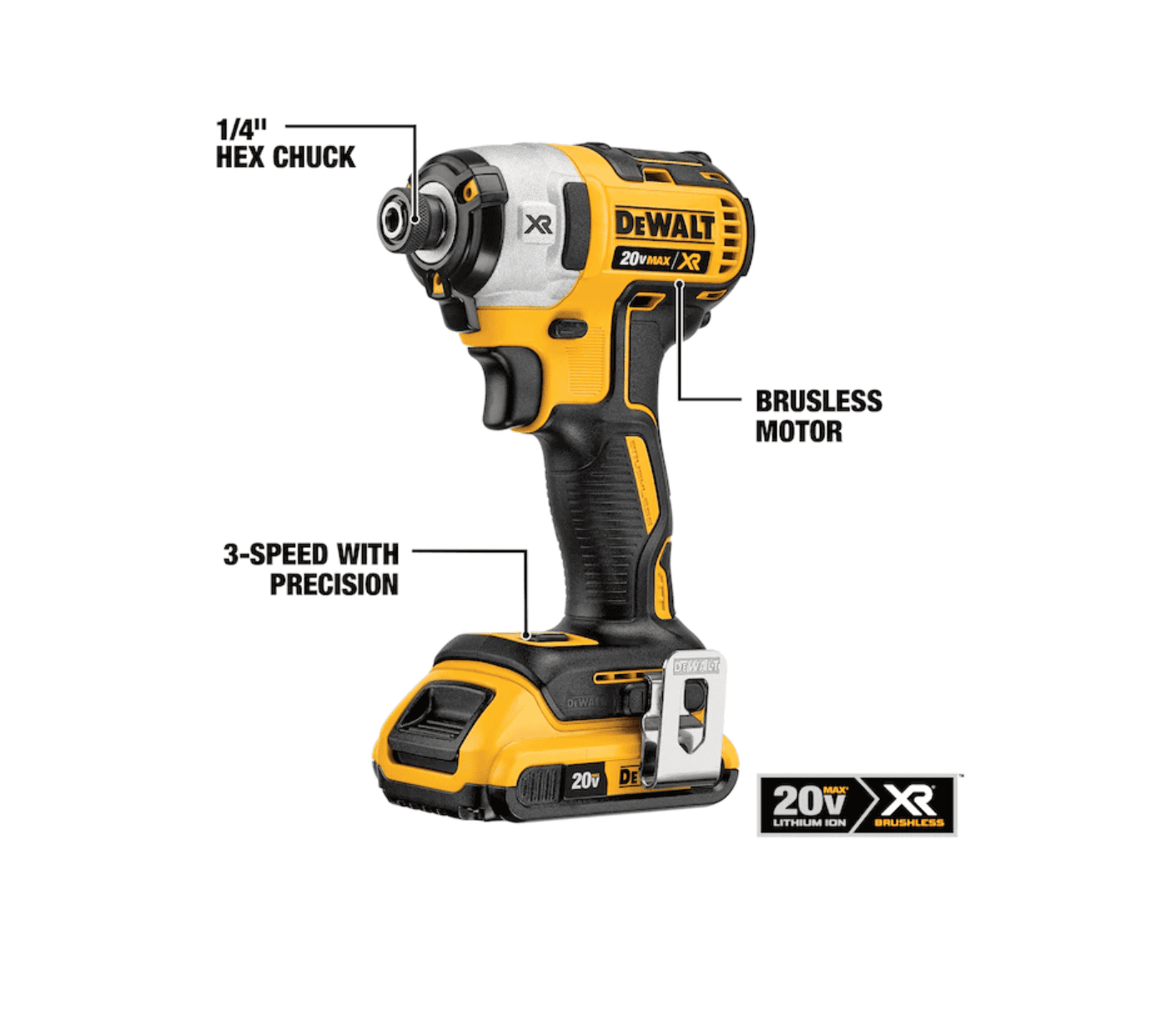 DEWALT DCK299D1W1 Power Detect XR POWER DETECT 2-Tool 20-Volt Max Brushless Power Tool Combo Kit with Soft Case (2-Batteries and charger Included) - Image 3