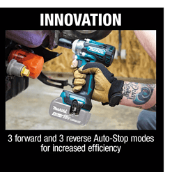Makita XWT14Z 18V LXT Lithium-Ion Brushless Cordless 4-Speed 1/2 in. Sq. Drive Impact Wrench w/ Friction Ring Anvil, Tool Only