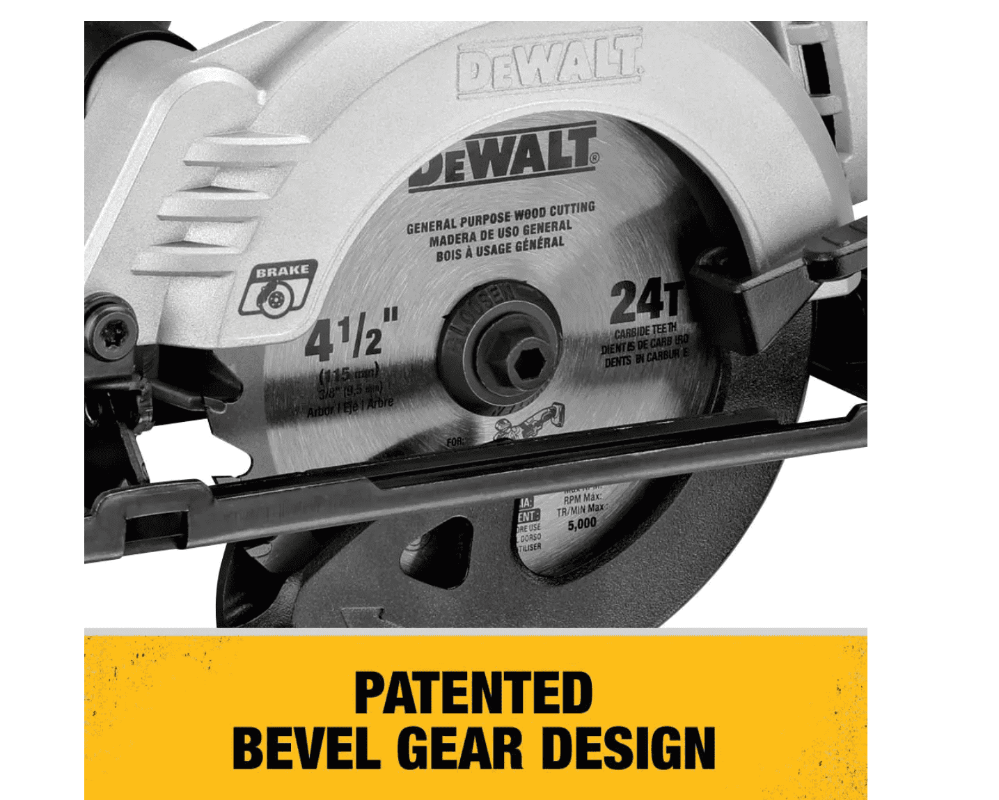 DEWALT DCS571B ATOMIC 20-Volt MAX Cordless Brushless 4-1/2 in. Circular Saw (Tool-Only)