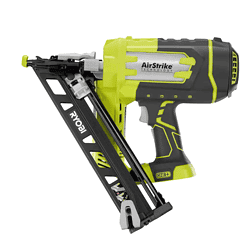 RYOBI P330-PSK005 ONE+ 18V Cordless AirStrike 15-Gauge Angled Finish Nailer and 2.0 Ah Compact Battery and Charger Starter Kit