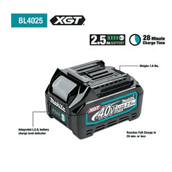 Makita BL4025 40V max XGT 2.5Ah Battery