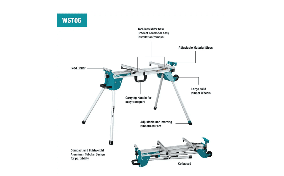 Makita WST06 Compact Folding Miter Saw Stand