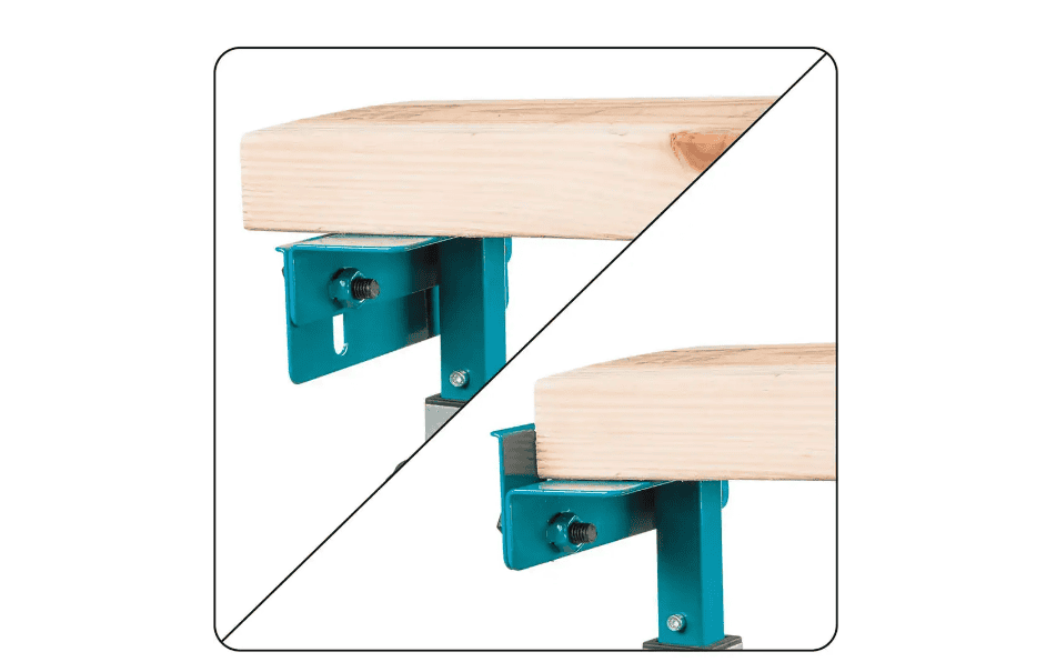 Makita WST07 33.5 in. x 69.5 in. Folding Rolling Miter Saw Stand