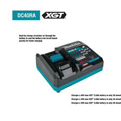 Makita DC40RA 40V Max XGT Rapid Optimum Charger