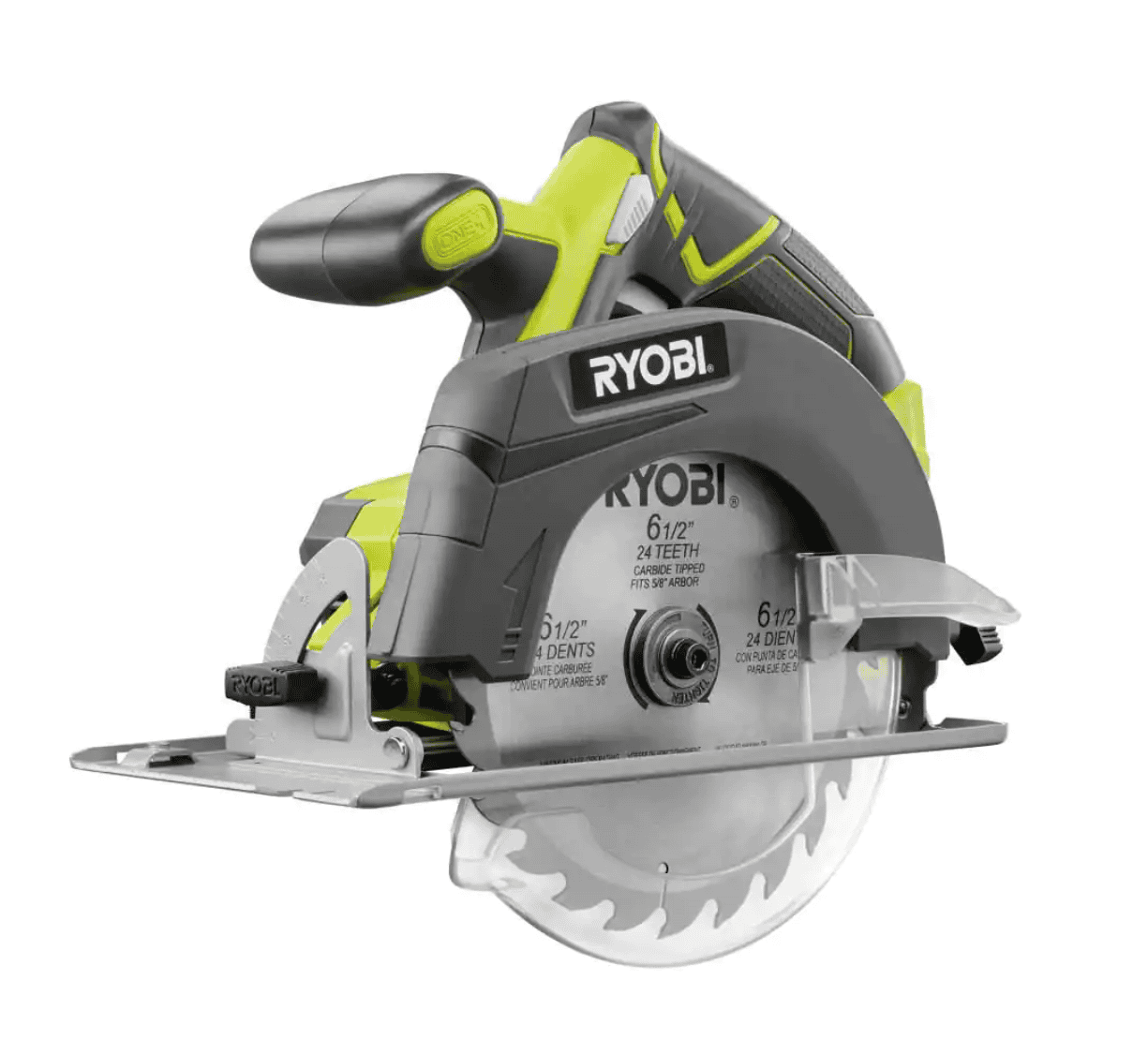 RYOBI P507-PSK005 ONE+ 18V Cordless 6-1/2 in. Circular Saw with 2.0 Ah Battery and Charger