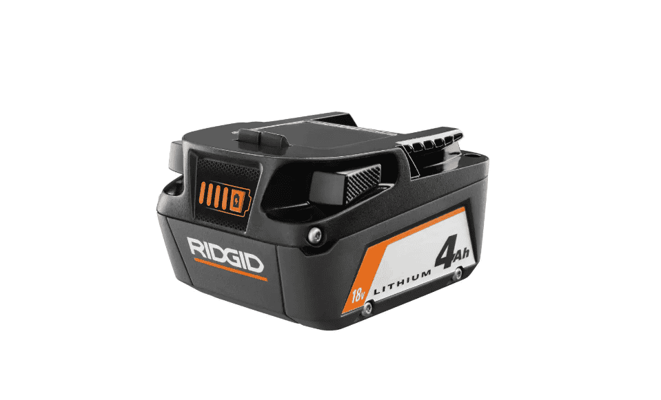 RIDGID AC93044SBN 18V Lithium-Ion (2) 4.0 Ah Battery Starter Kit with Charger and Bag